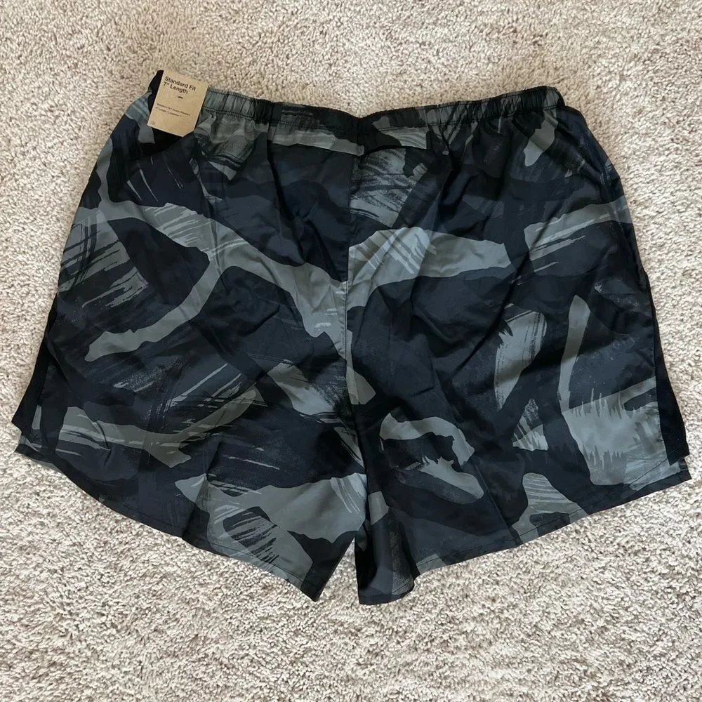 Nike Challenger Mens 7" Brief Lined Camo Training Gym Shorts - Picture 9 of 11